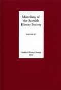 Cover: Miscellany of the Scottish History Society, volume XV - Scottish History Society