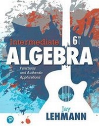 Abbildung von: Intermediate Algebra - Pearson