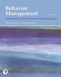 Cover: Behavior Management: Principles and Practices of Positive Behavior Supports - Pearson