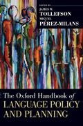 Cover: The Oxford Handbook of Language Policy and Planning - Oxford University Press Inc