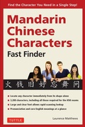 Cover: Mandarin Chinese Characters Fast Finder - Tuttle Publishing