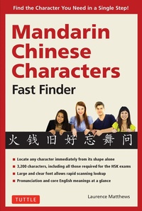 Enlarge image Cover: Mandarin Chinese Characters Fast Finder - Tuttle Publishing