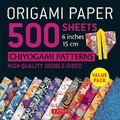 Cover: Origami Paper 500 sheets Chiyogami Designs 6 inch 15cm: Instructions for 8 Projects Included - Tuttle Publishing
