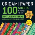 Cover: Origami Paper 100 sheets Nature Patterns 6 inch (15 cm): Instructions for 8 Projects Included - Tuttle Publishing