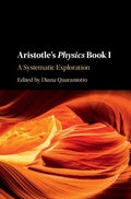 Cover: Aristotle's Physics Book I - Cambridge University Press