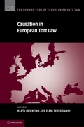 Cover: Causation in European Tort Law - Cambridge University Press
