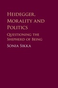 Cover: Heidegger, Morality and Politics - Cambridge University Press