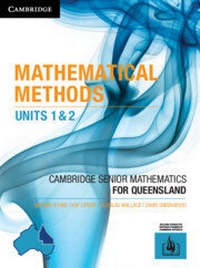 Enlarge image Cover: CSM QLD Mathematical Methods Units 1 and 2 - Cambridge University Press