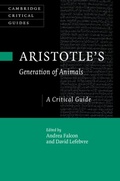 Cover: Aristotle's Generation of Animals - Cambridge University Press