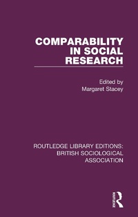 Enlarge image Cover: Comparability in Social Research - Routledge