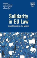 Cover: Solidarity in EU Law - Edward Elgar Publishing