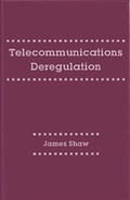 Cover: Telecommunications Deregulation - Artech House Publishers
