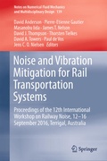 Cover: Noise and Vibration Mitigation for Rail Transportation Systems - Springer