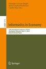 Cover: Informatics in Economy - Springer