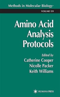Enlarge image Cover: Amino Acid Analysis Protocols - Humana