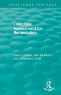Cover: Language Assessment for Remediation (1981) - Routledge