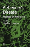 Cover: Alzheimer's Disease - Humana Press Inc.