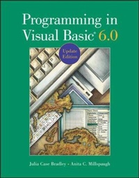 Abbildung von: Programming in Visual Basic 6.0: Updated Edition - McGraw Hill Higher Education