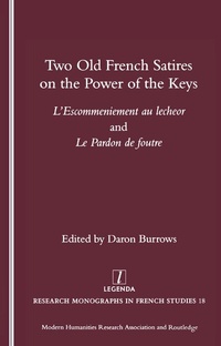 Enlarge image Cover: Two Old French Satires on the Power of the Keys - Routledge