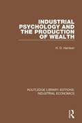 Cover: Industrial Psychology and the Production of Wealth - Routledge