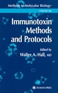 Cover: Immunotoxin Methods and Protocols - Humana Press Inc.
