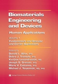 Cover: Biomaterials Engineering and Devices: Human Applications - Humana Press Inc.