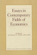 Cover: Essays in Contemporary Fields of Economics - Purdue University Press