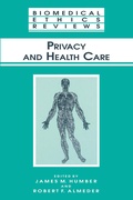 Cover: Privacy and Health Care - Humana Press Inc.