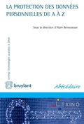 Cover: La protection des donn&eacute;es personnelles de A &agrave; Z - Bruylant