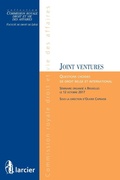 Cover: Les joint ventures - &Eacute;ditions Larcier