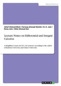 Cover: Lecture Notes on Differential and Integral Calculus - GRIN Publishing
