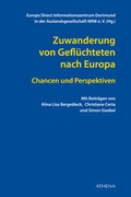 Cover: Zuwanderung von Gefl&uuml;chteten nach Europa: Chancen und Perspektiven - ATHENA-Verlag