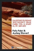 Cover: The Library of the Palestine Pilgrims' Text Society - Trieste Publishing