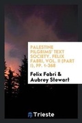 Cover: The Library of the Palestine Pilgrims' Text Society - Trieste Publishing
