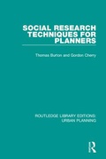 Cover: Social Research Techniques for Planners - Routledge