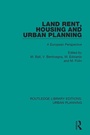 Cover: Land Rent, Housing and Urban Planning - Routledge