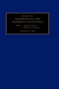Cover: Research in Governmental and Nonprofit Accounting - JAI Press Inc.
