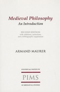Cover: Medieval philosophy - Pontifical Institute of Mediaeval Studies,Canada
