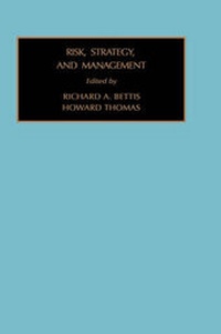 Enlarge image Cover: Risk, Strategy and Management - JAI Press Inc.