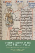 Cover: Writing History in the Anglo-Norman World - York Medieval Press