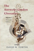 Cover: The Antwerp-London Glossaries - PIMS
