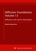 Cover: Diffusion Foundations Vol. 13 - Trans Tech Publications Ltd
