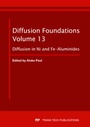 Cover: Diffusion Foundations Vol. 13 - Trans Tech Publications Ltd