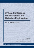 Cover: 5th Asia Conference on Mechanical and Materials Engineering - Trans Tech Publications Ltd