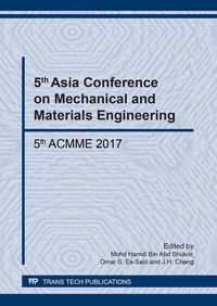 Abbildung von: 5th Asia Conference on Mechanical and Materials Engineering - Trans Tech Publications Ltd
