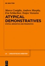 Cover: Atypical Demonstratives - De Gruyter