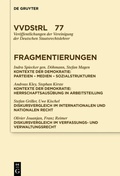 Cover: Fragmentierungen - De Gruyter