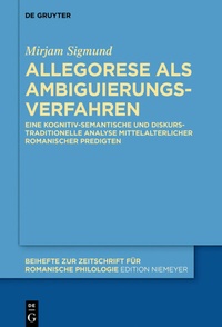 Abbildung von: Allegorese als Ambiguierungsverfahren - De Gruyter