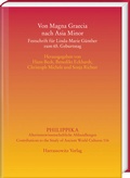 Cover: Von Magna Graecia nach Asia Minor - Harrassowitz Verlag