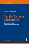 Cover: Das Musikzitat im Urheberrecht - Facultas